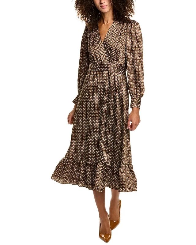 Retro Design Sandro Wrap Dress