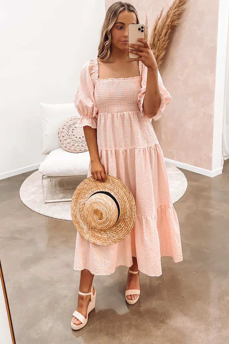 Classic Series Stevie Midi Dress Pink