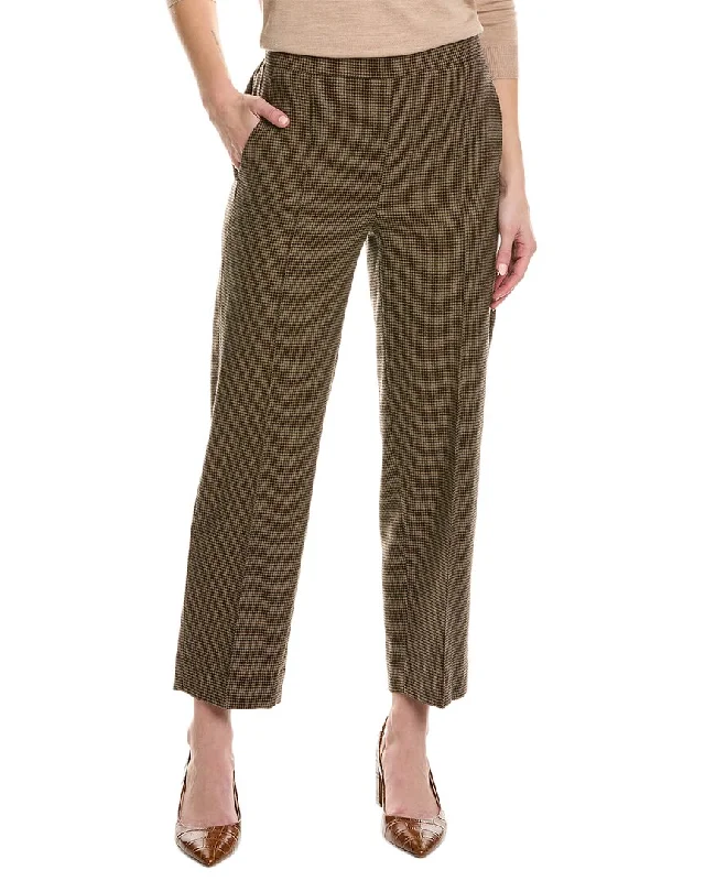 Noble And Elegant Vince Mid-Rise Wool-Blend Pant