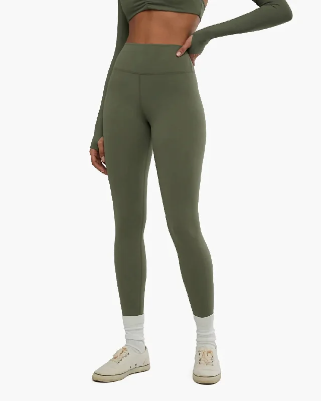 End Of The Year High Rise Legging In Green