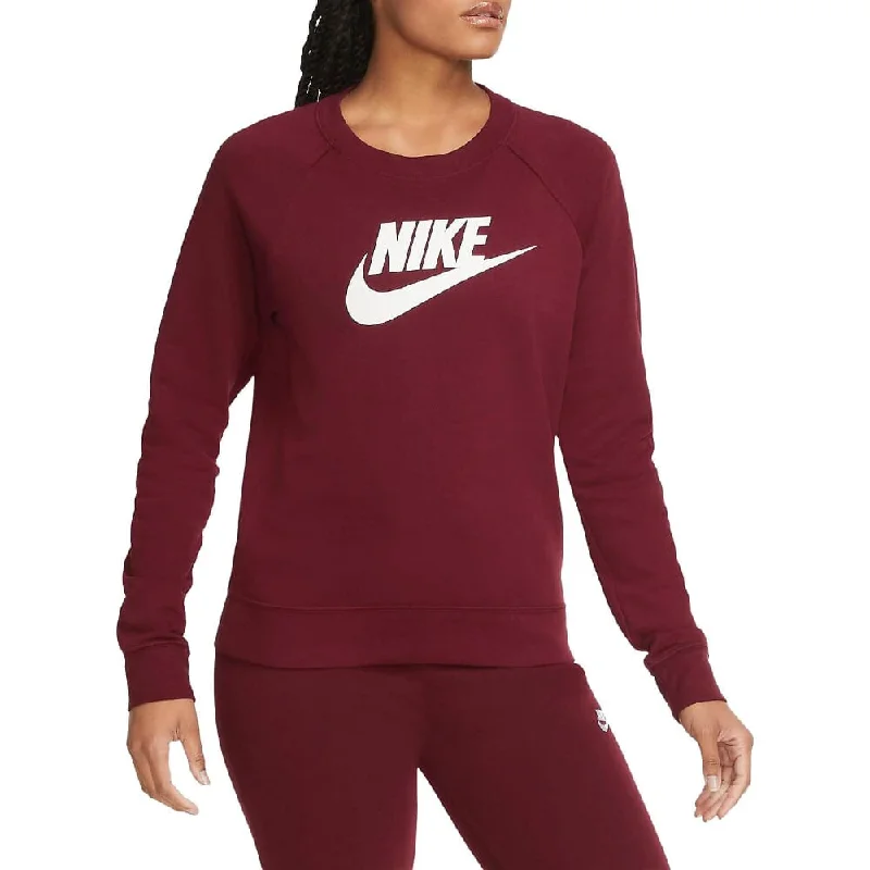 Sports Series Nike NSW Essential Crew Fleece Dark Red  BV4112-638 Women's