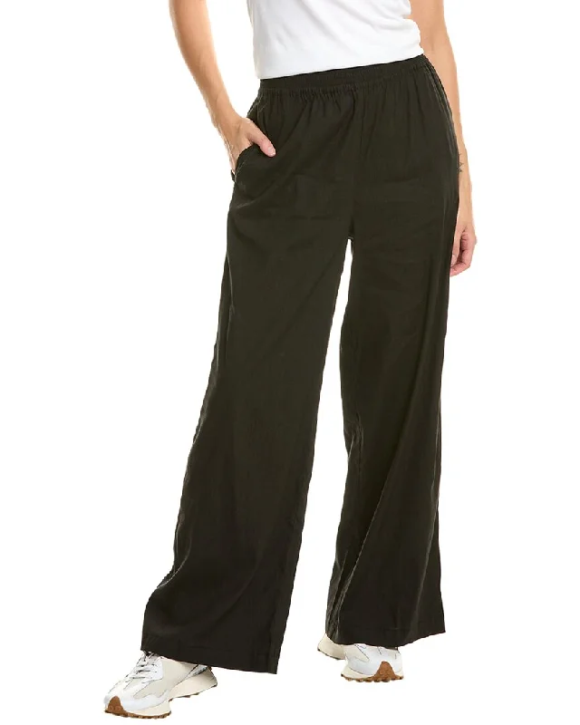 Cozy Fit Sweaty Betty Stretch Linen-Blend Wide Leg Pant