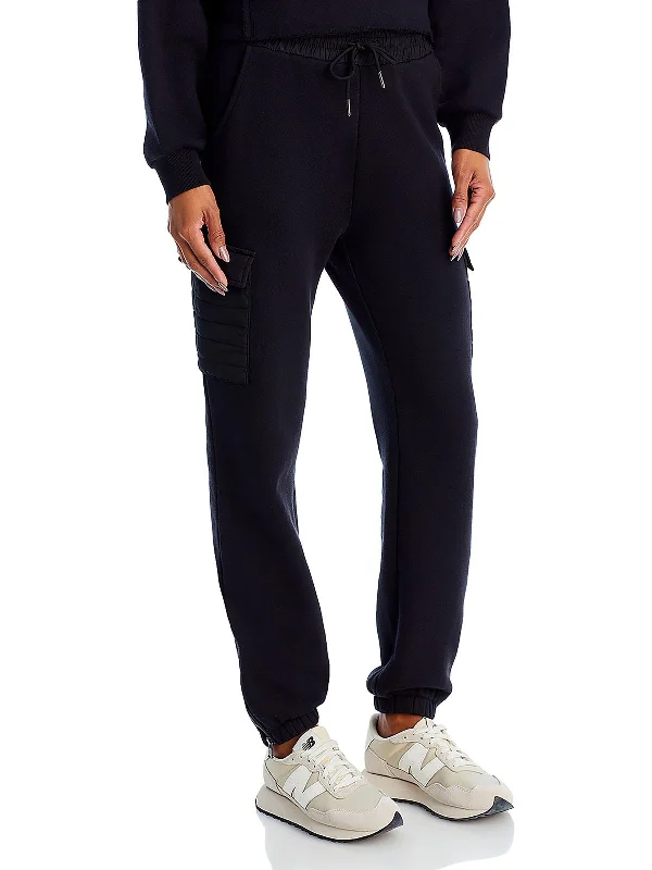 Quality Tailoring Terry Womens Utility Jogger Sweatpants