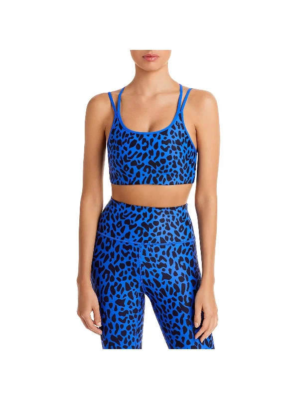 Relaxed Style Womens Animal Running Athletic Bra